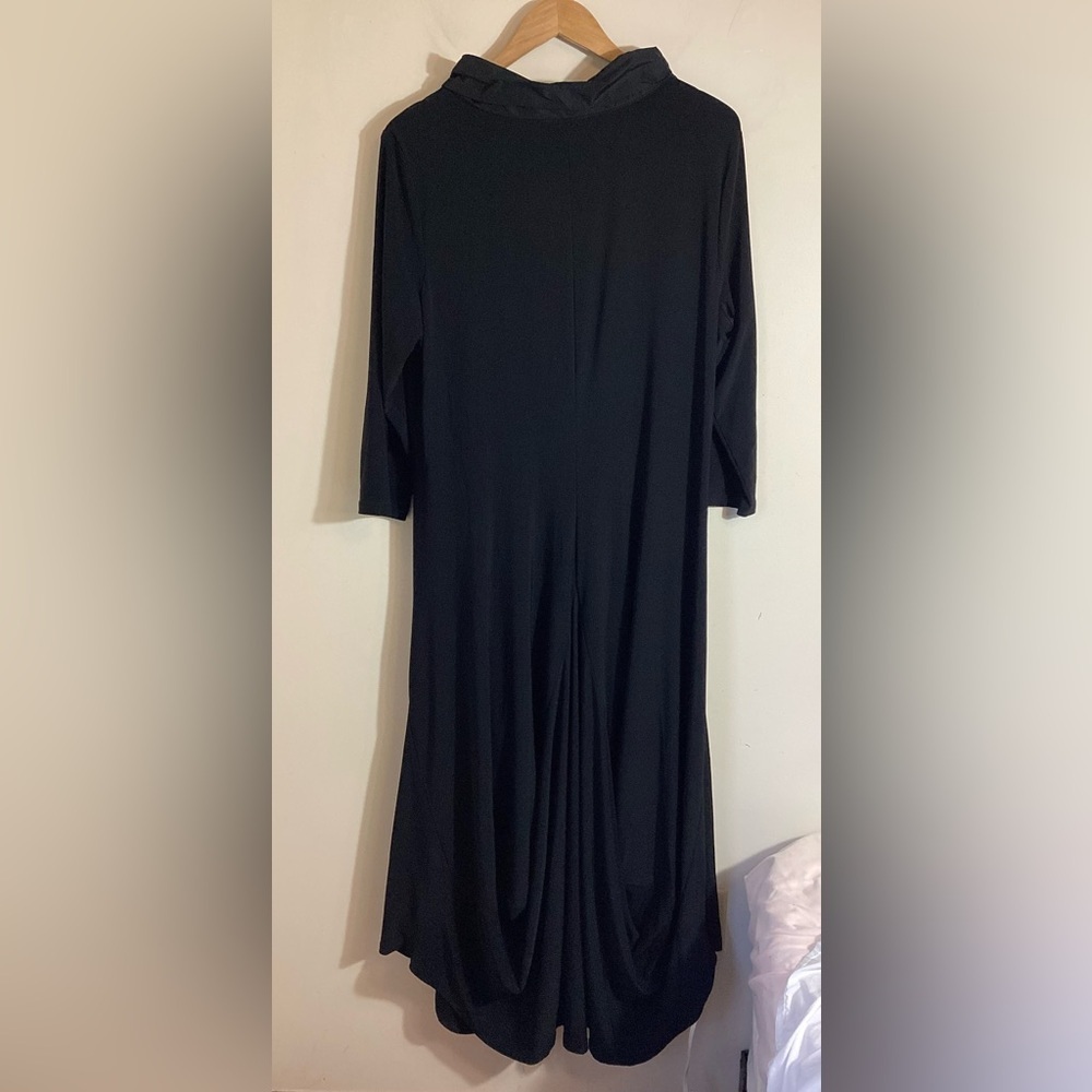 Joseph Ribkoff Lagenlook Black Dress Style 233110 Size 16 - Picture 6 of 16